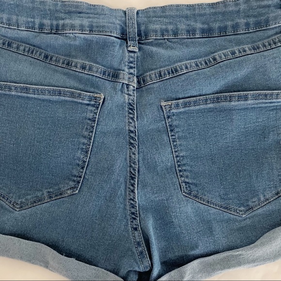 Stretch Denim Shorts - Picture 4 of 11